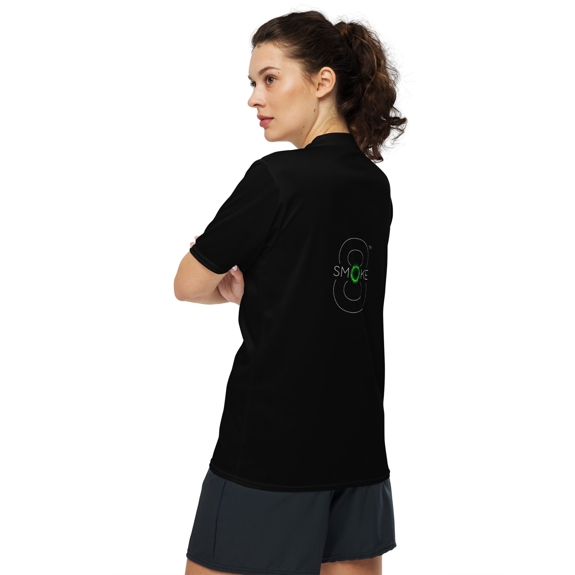 8TH Smoke Recycled unisex sports jersey