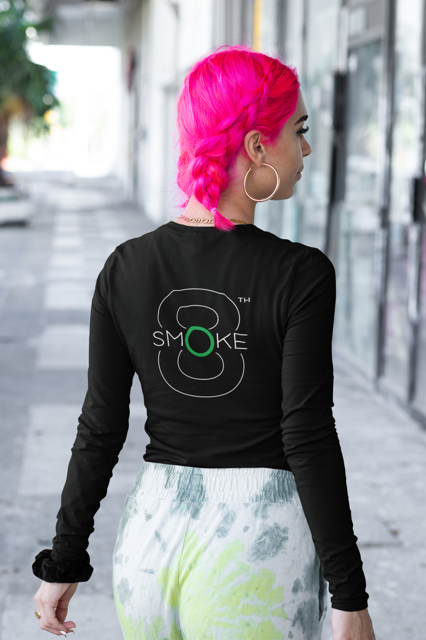 8TH Smoke Unisex Long Sleeve Tee