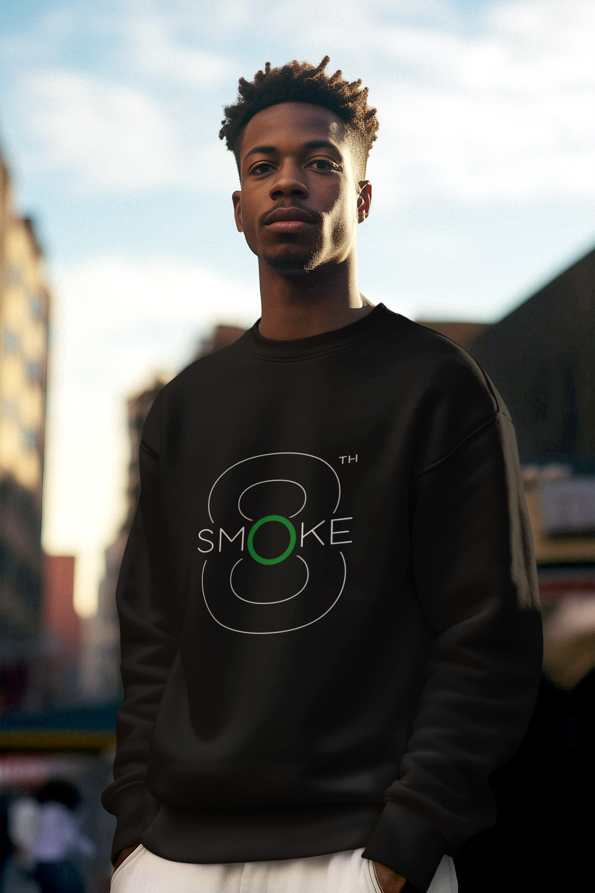 8TH Smoke Unisex Sweatshirt