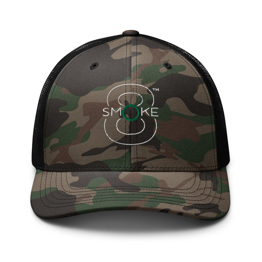 8TH Smoke Camouflage trucker hat