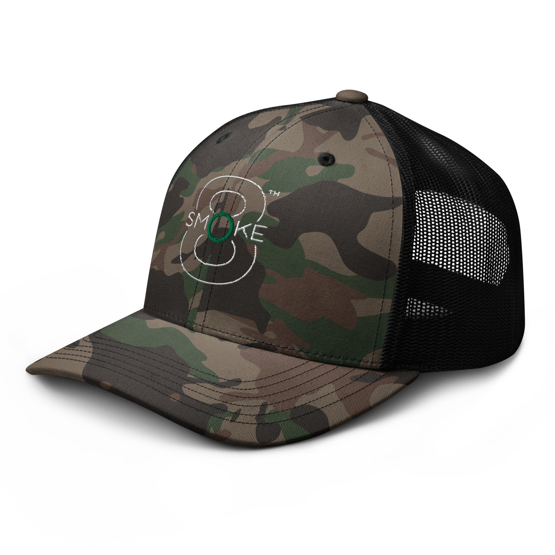 8TH Smoke Camouflage trucker hat