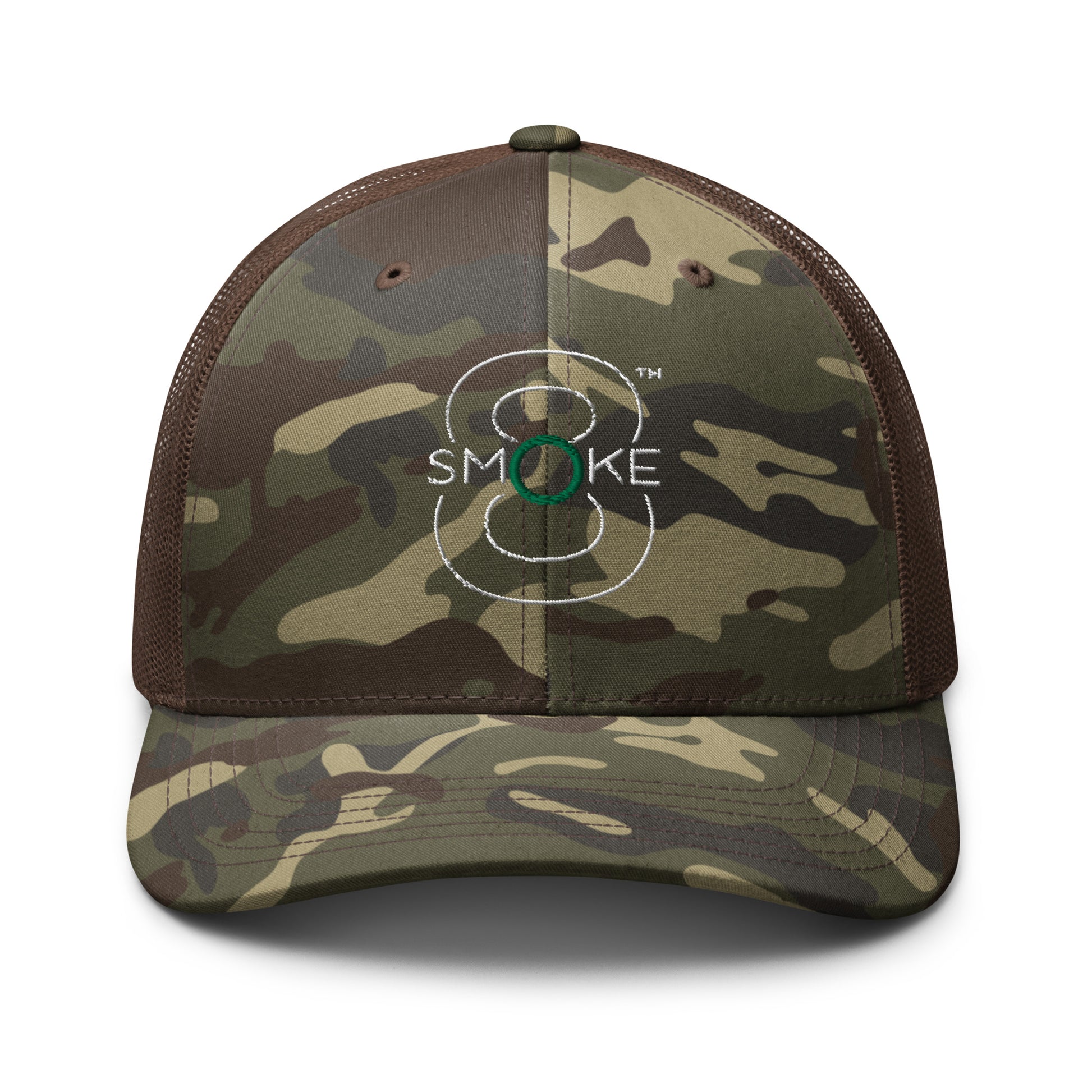 8TH Smoke Camouflage trucker hat