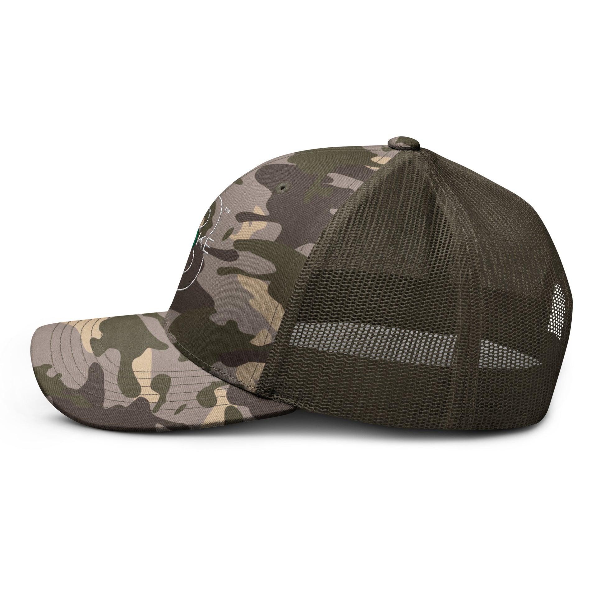 8TH Smoke Camouflage trucker hat