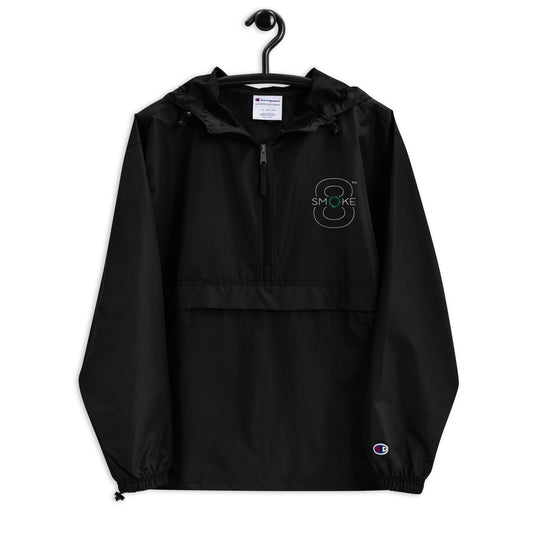 8TH Smoke Embroidered Champion Packable Jacket