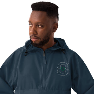 8TH Smoke Embroidered Champion Packable Jacket