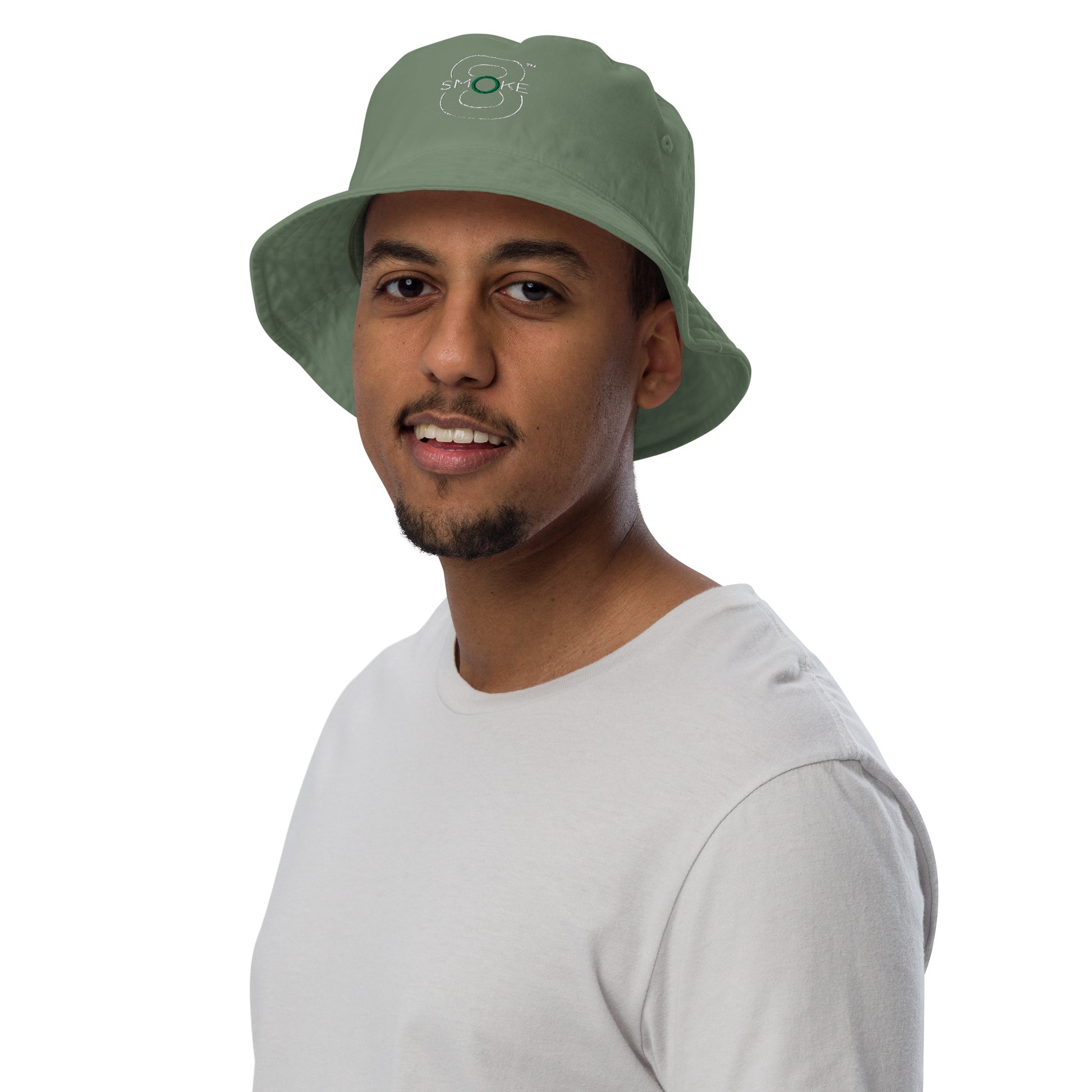 8TH Smoke Organic bucket hat