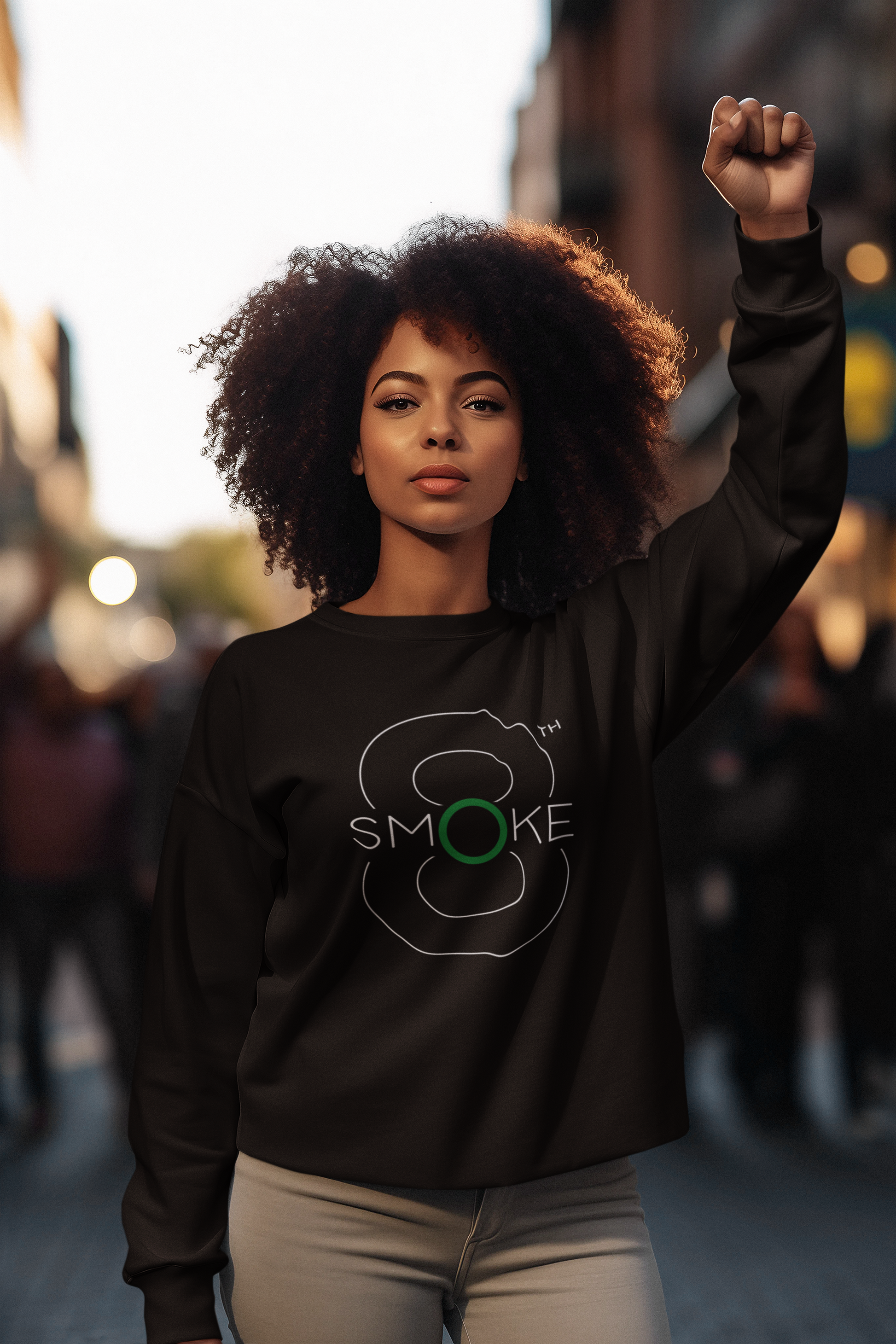 8TH Smoke Unisex Sweatshirt