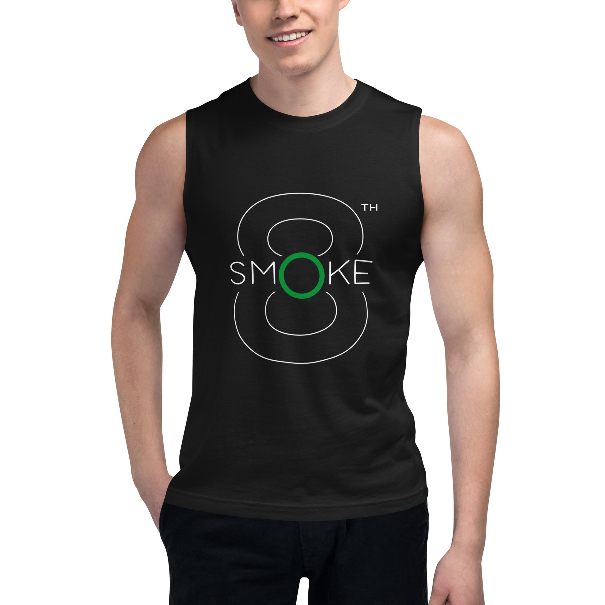 8TH Smoke Muscle Shirt