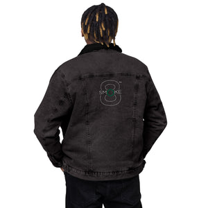 8TH Smoke Unisex denim sherpa jacket